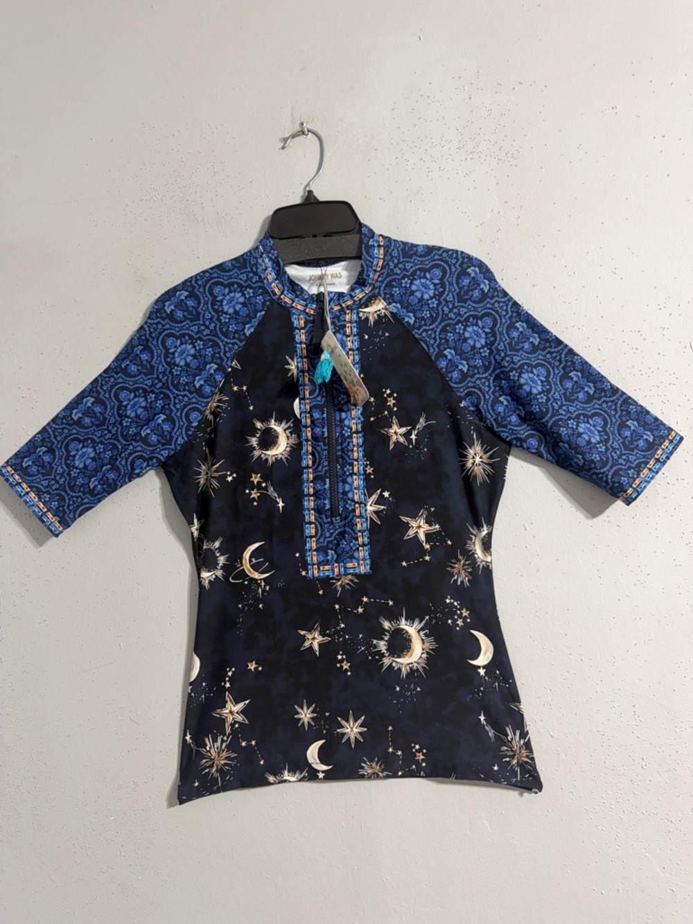 NWT Women Blue Celestial Swim Tunic - Multi colored